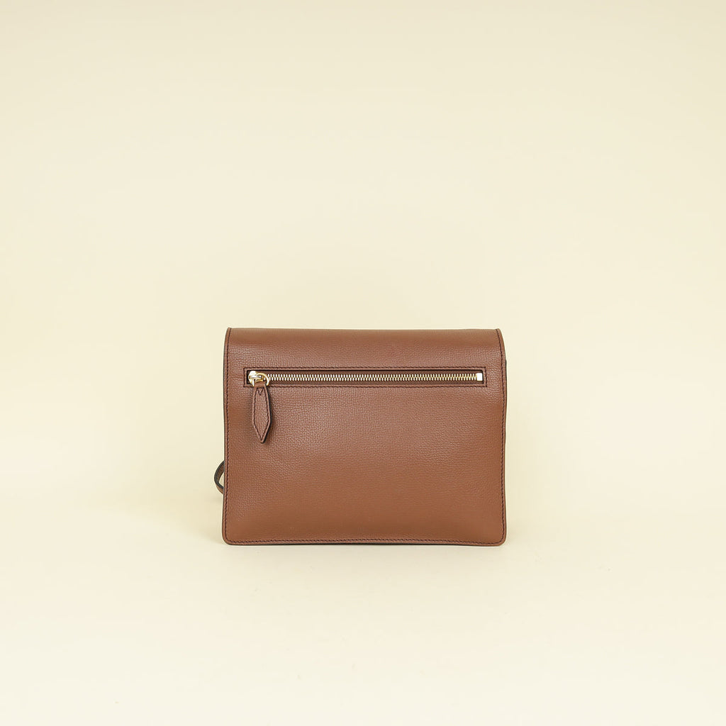 Burberry Brown House Check Macken Crossbody Bag