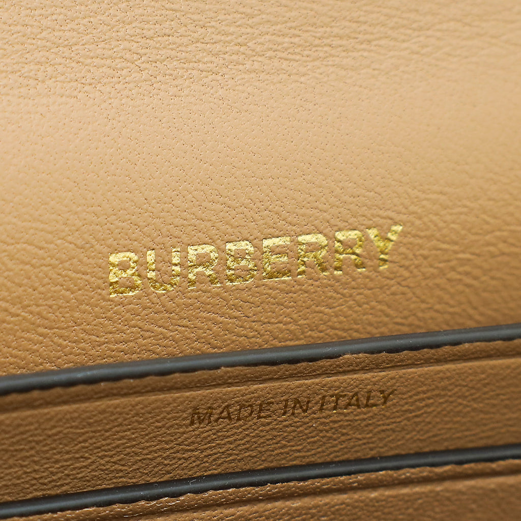 Burberry Tricolor Check Print Olympia Flap Bag