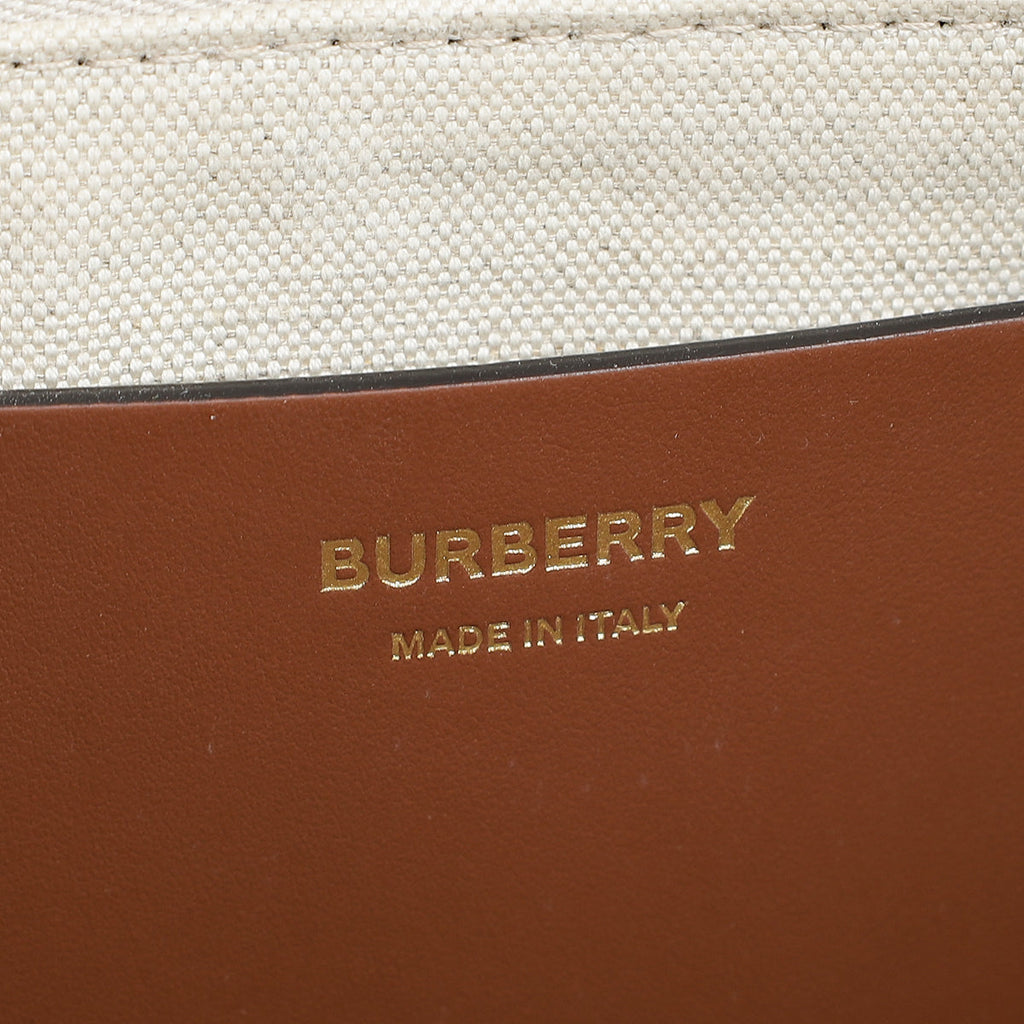 Burberry Bicolor Freya Medium Tote Bag