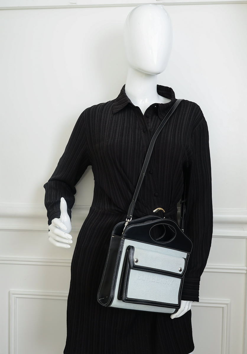 Burberry Bicolor Mini Pocket Bag