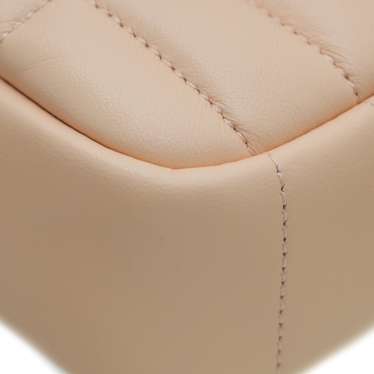 Burberry Peach Quilted Lola Camera Mini Bag