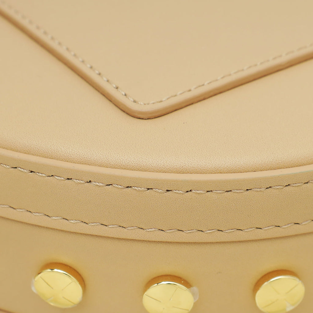 Burberry Cool Beige Studded Olympia Small Bag