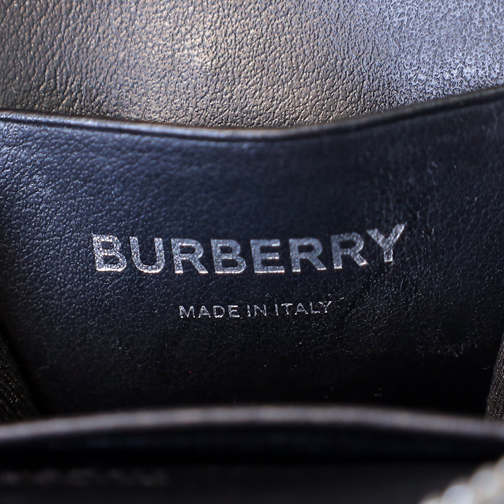 Burberry Black TB Neck Wallet