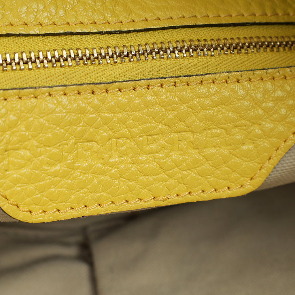 Burberry Bicolor House Check Canterbury Tote Bag