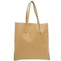 Burberry Light Camel Embossed Crest Large Tote Bag