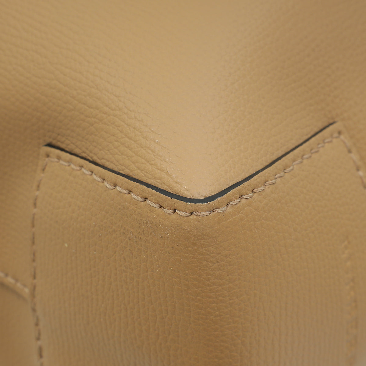 Burberry Light Camel Embossed Crest Large Tote Bag