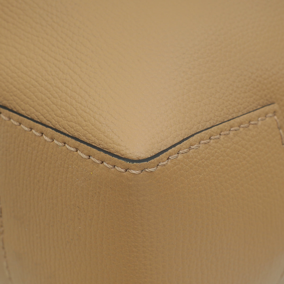 Burberry Light Camel Embossed Crest Large Tote Bag