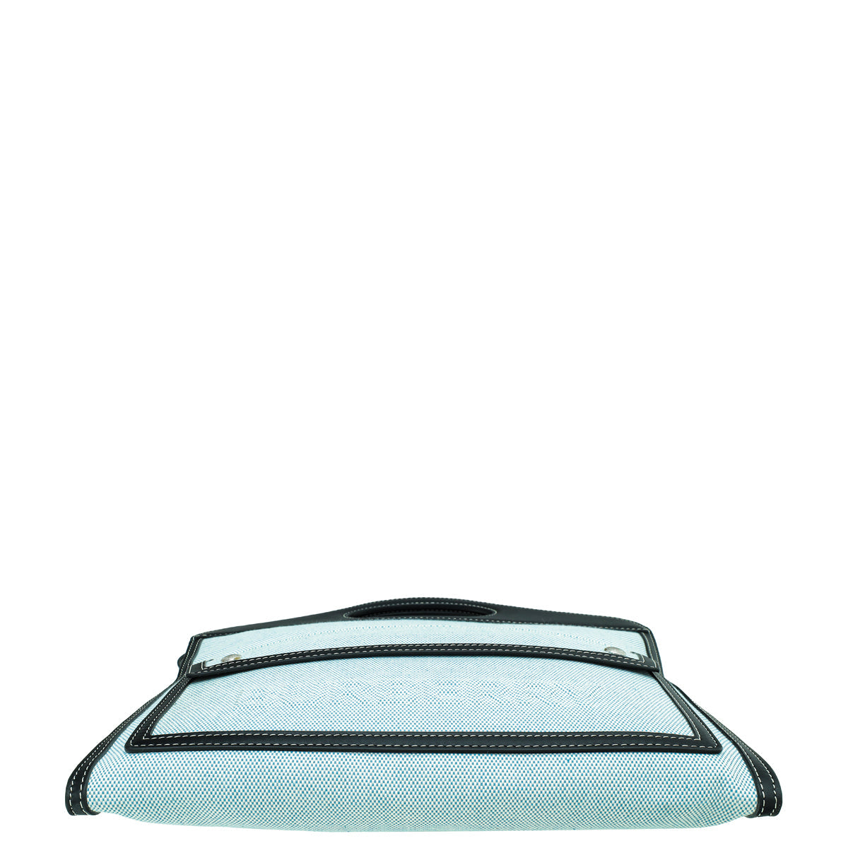 Burberry Bicolor Pocket Foldover Clutch Bag