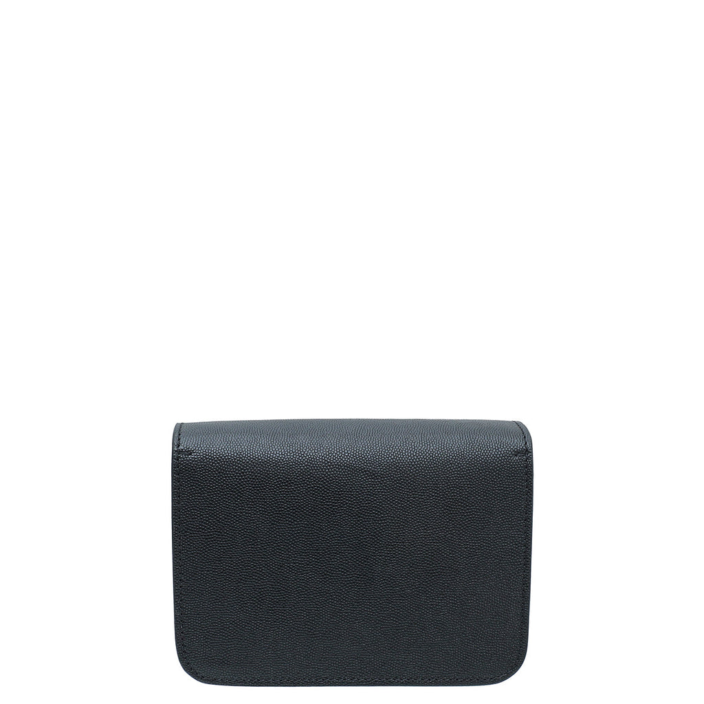 Burberry Black TB Flap Mini Bag