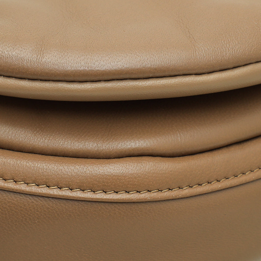 Burberry Oak Brown Soft Olympia Small Bag