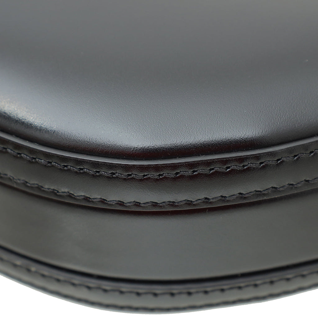 Burberry Black Mini Zip Olympia Bag