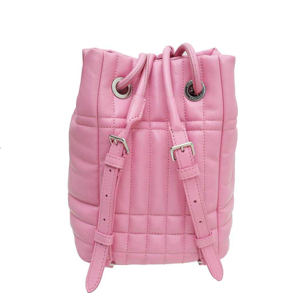 Burberry Primrose Pink TB Logo Lola Backpack Bag