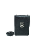 Burberry Black TB Embossed Robin Bag