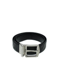 Burberry Black Embossed Check Buckle Belt 32