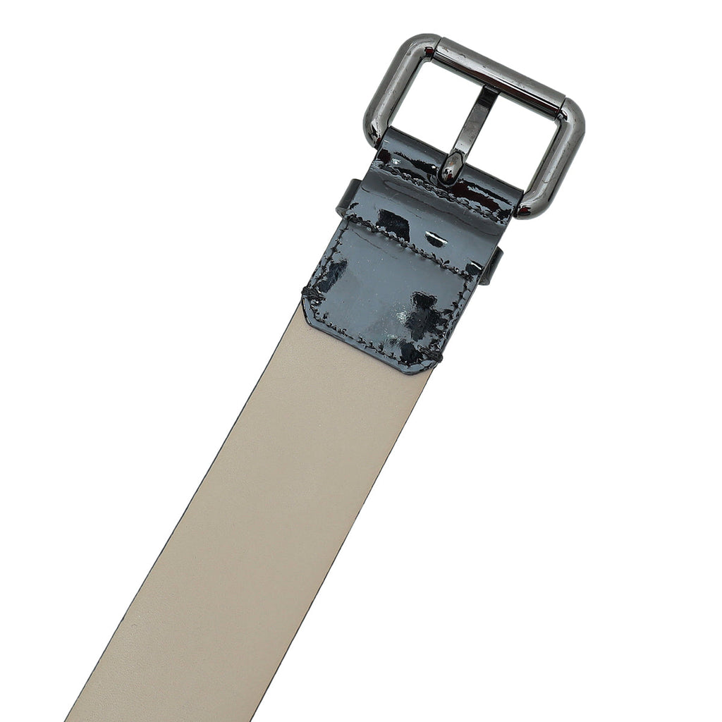 Burberry Bicolor Haymarket 40mm Belt 34