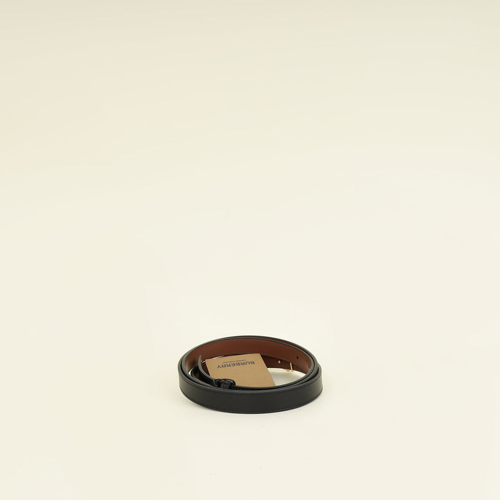 Burberry Bicolor Reversible TB Buckle Belt
