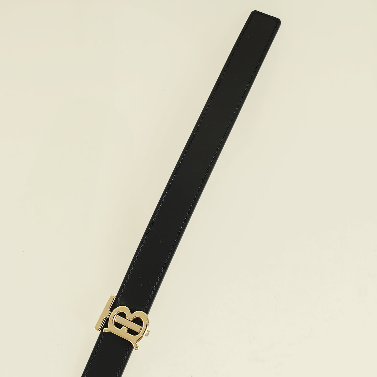 Burberry Bicolor Reversible TB Buckle Belt