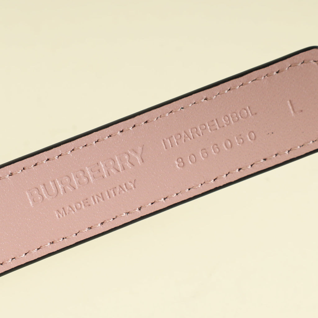 Burberry Bicolor Reversible TB Buckle Belt