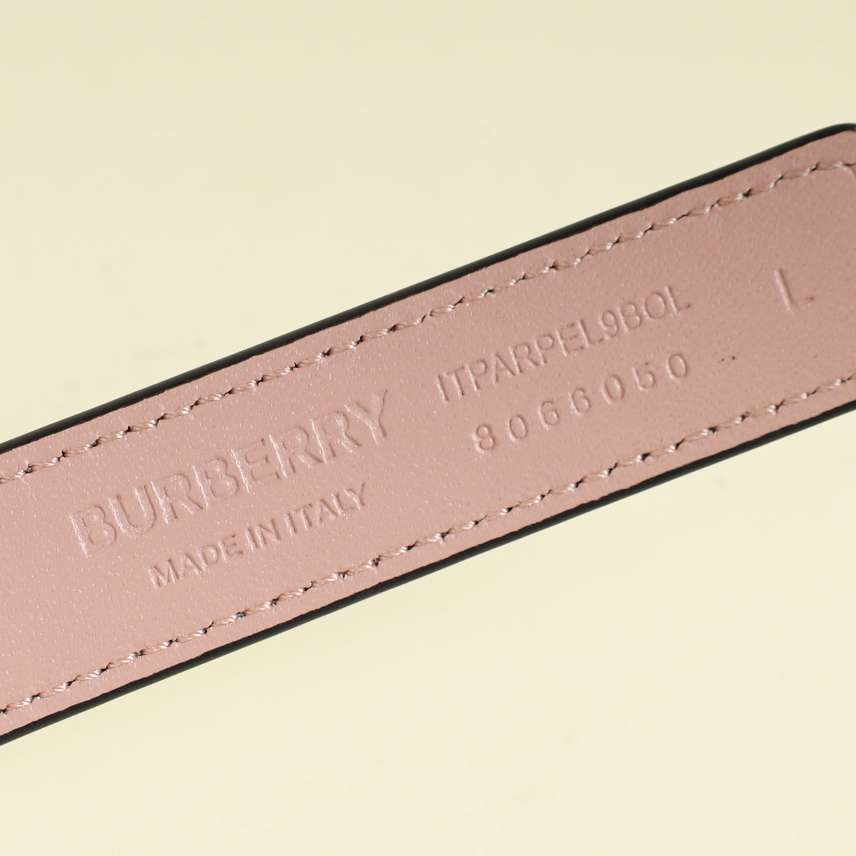 Burberry Bicolor Reversible TB Buckle Belt