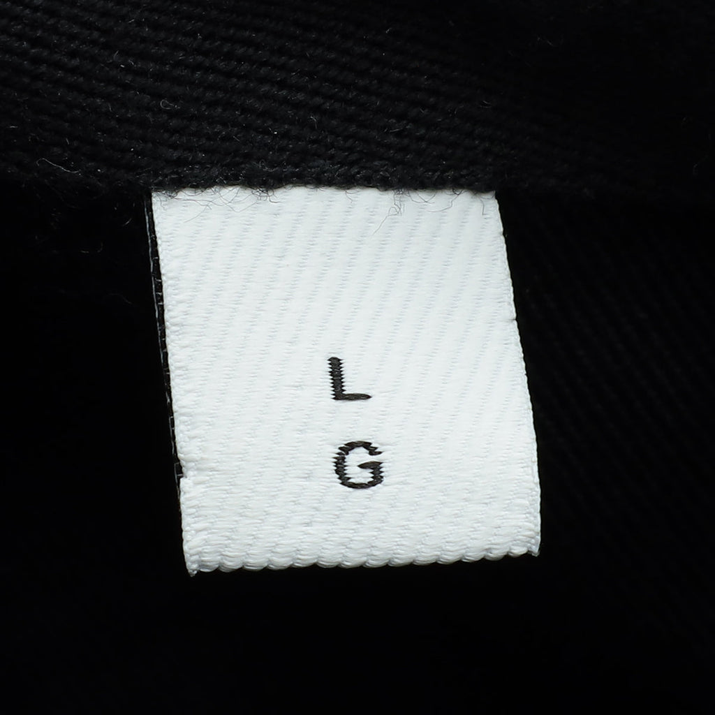 Burberry Grey Monogram Wool Large Bucket Hat