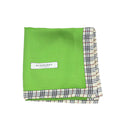 Burberry Green Nova Check Silk Scarf