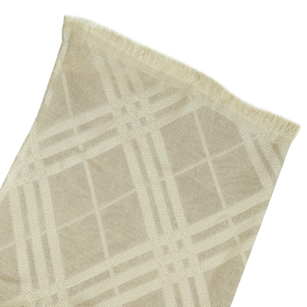 Burberry Champagne Silk Scarf