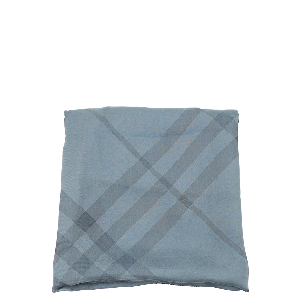 Burberry Dark Gray Giant Check Chiffon Scarf