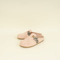 Burberry Bicolor Check Urchin Clogs 40