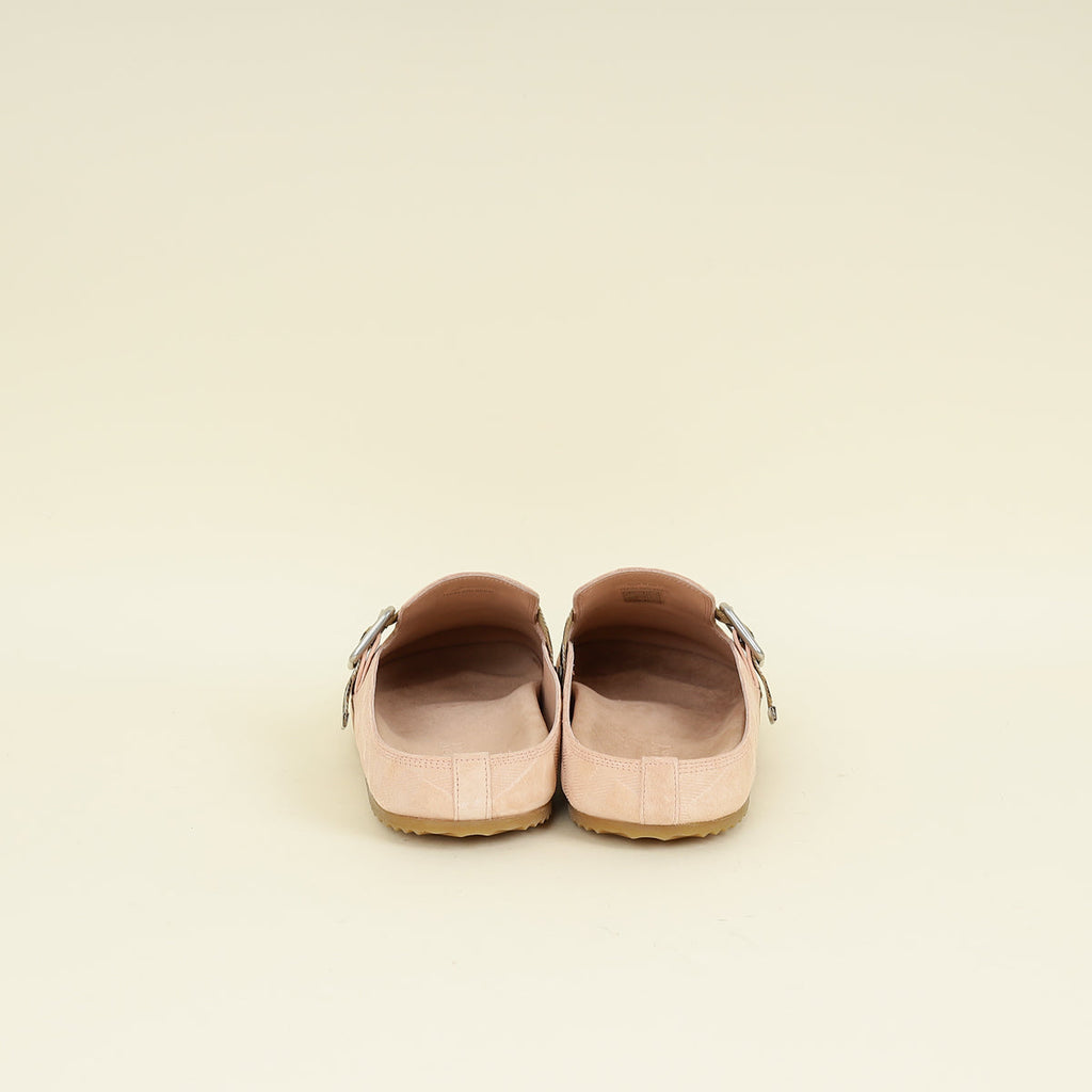 Burberry Bicolor Check Urchin Clogs 40
