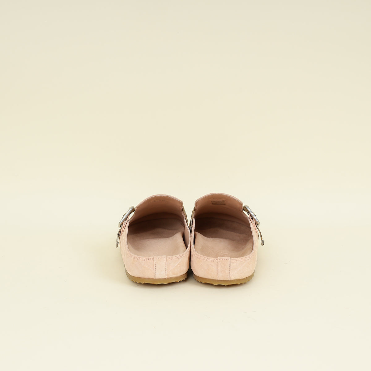 Burberry Bicolor Check Urchin Clogs 40