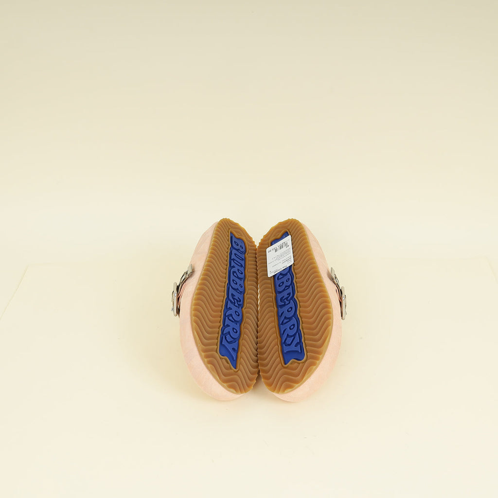 Burberry Bicolor Check Urchin Clogs 40