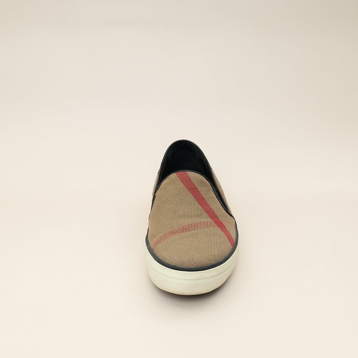 Burberry Multicolor Novacheck Gauden Slip On Sneakers 36