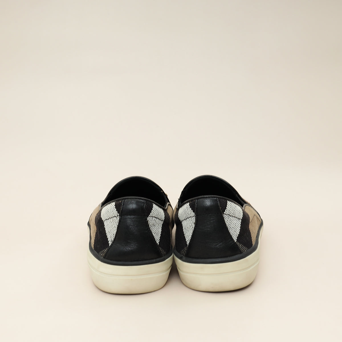Burberry Multicolor Novacheck Gauden Slip On Sneakers 36