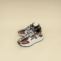 Burberry Dark Brich Brown Vintage Check Sean Sneakers 37