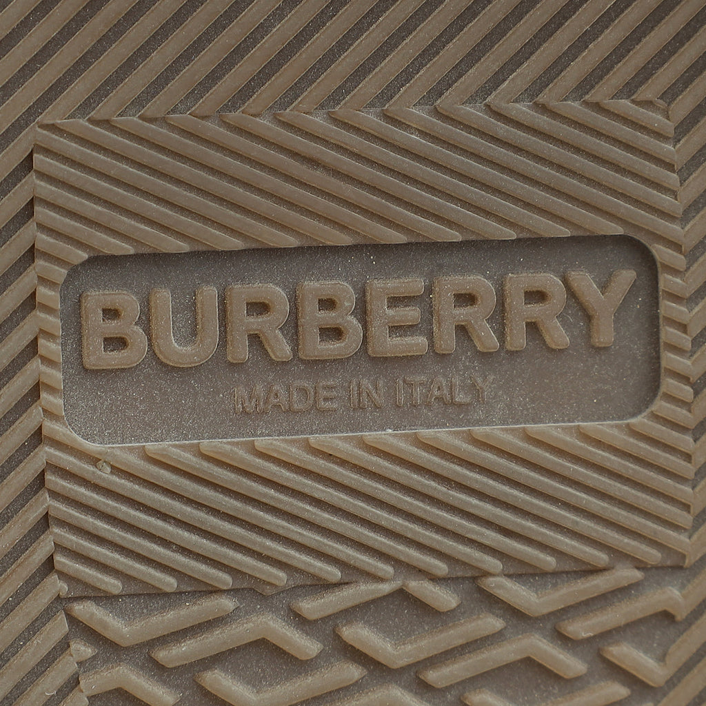 Burberry Blue Denim TB Monogram Jack Sneakers 38