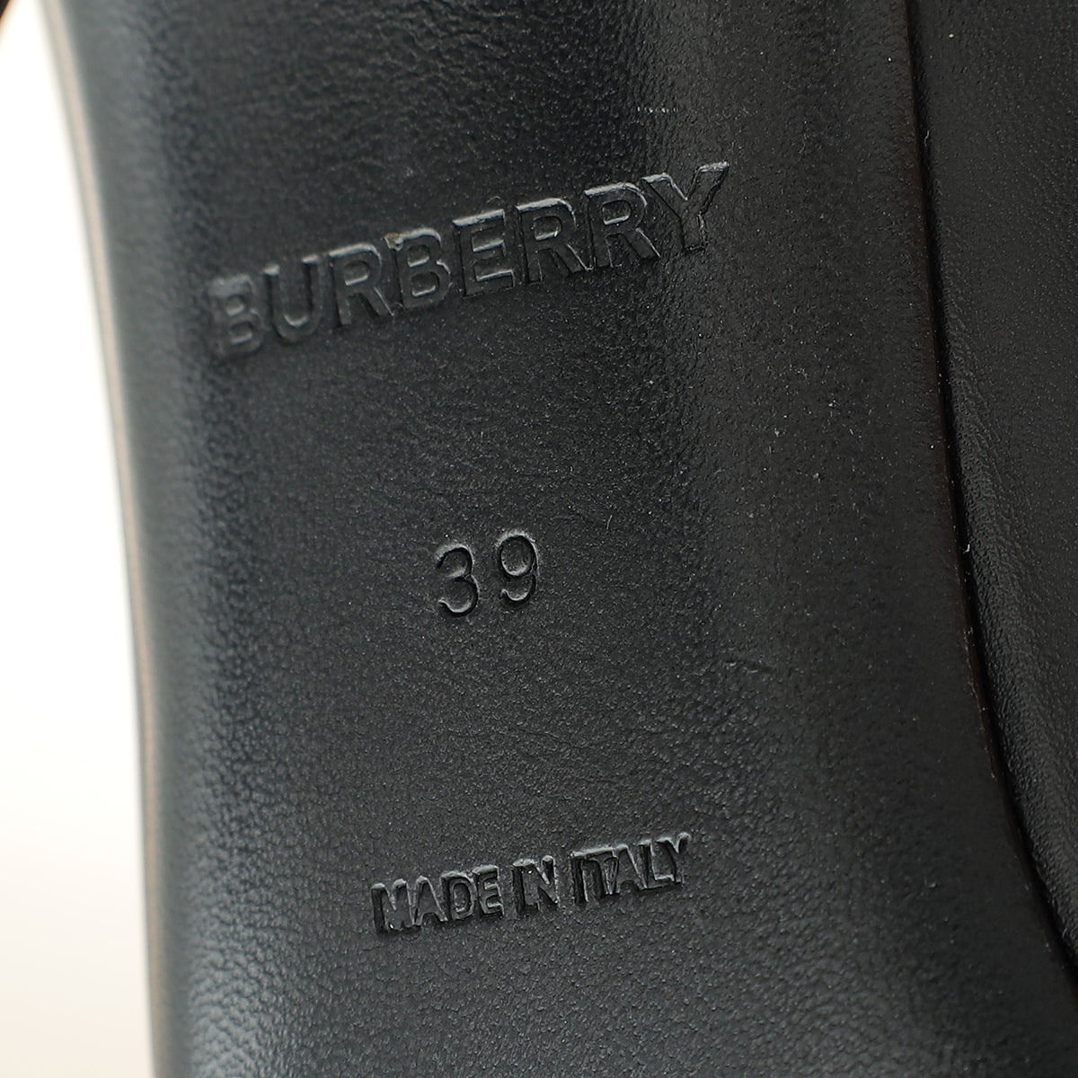Burberry Black Aubri Pumps 39