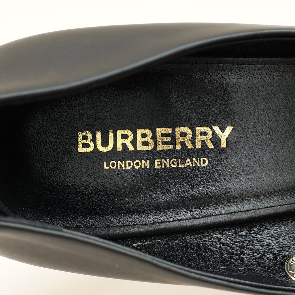 Burberry Black Aubri Pumps 39