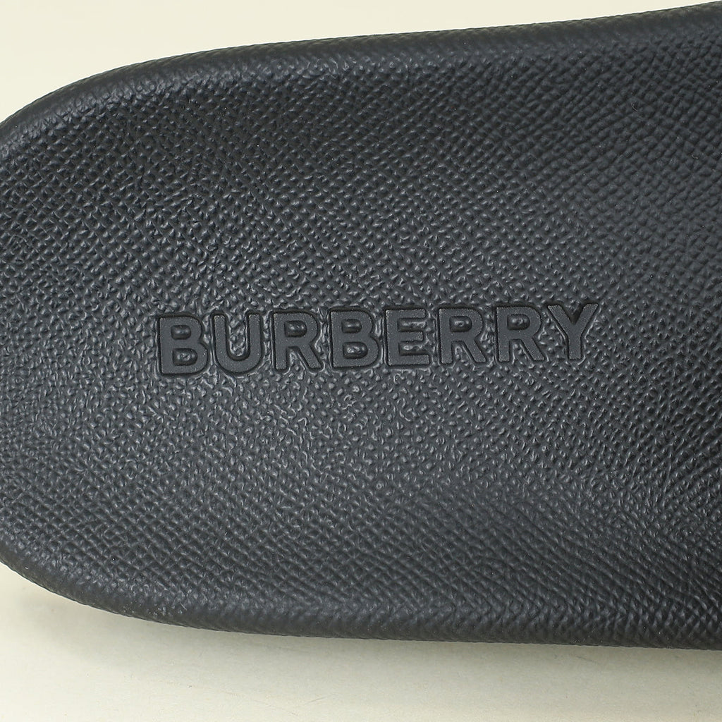 Burberry Archive Beige Vintage Check Furley Slides 44