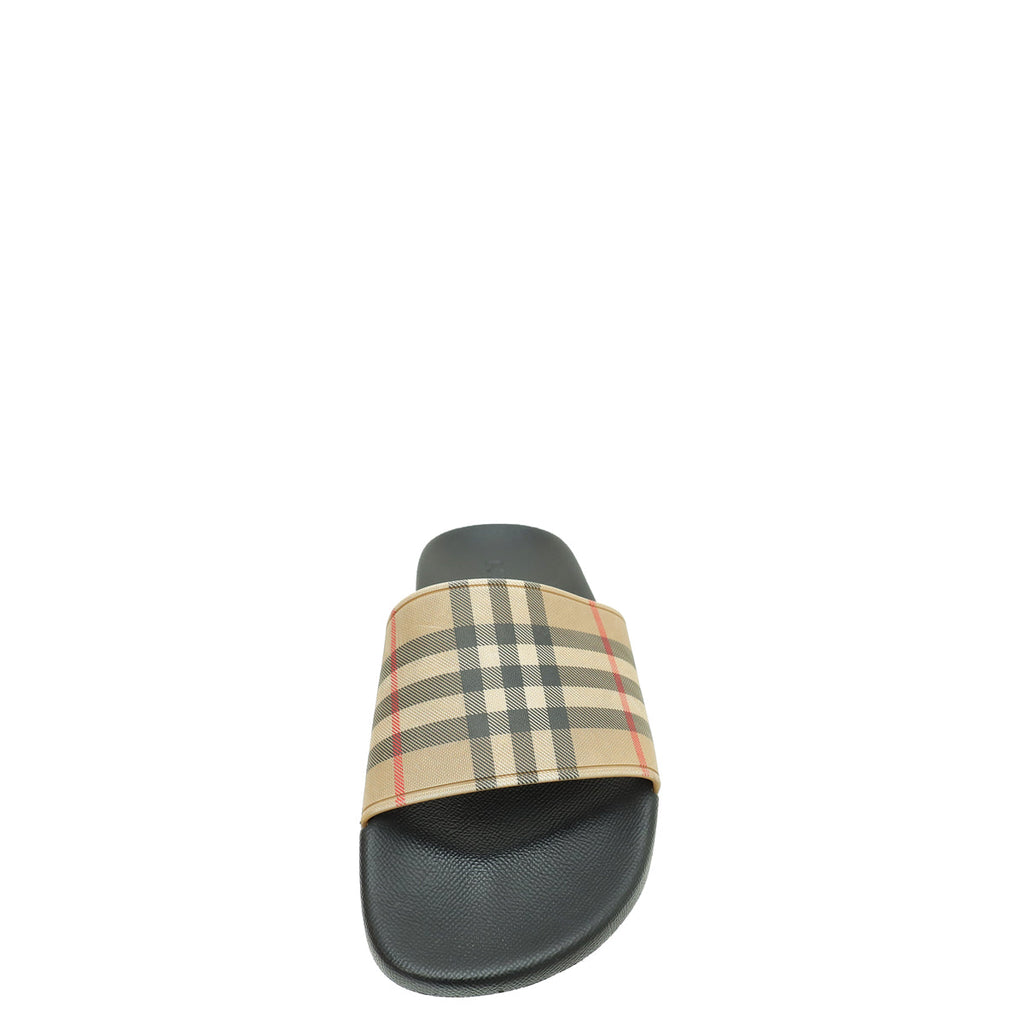 Burberry Archive Beige Vintage Check Slides 41