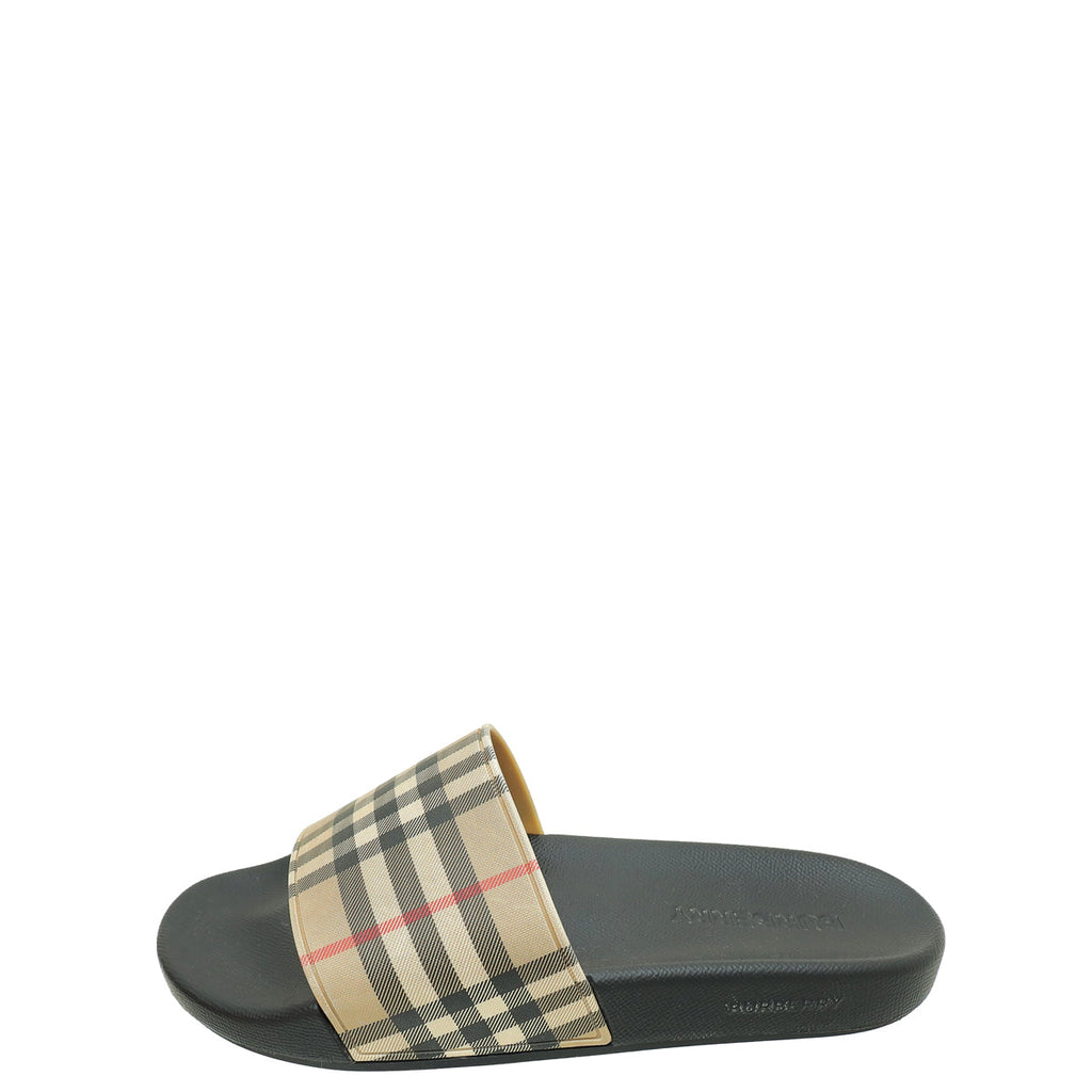 Burberry Archive Beige Vintage Check Slides 41
