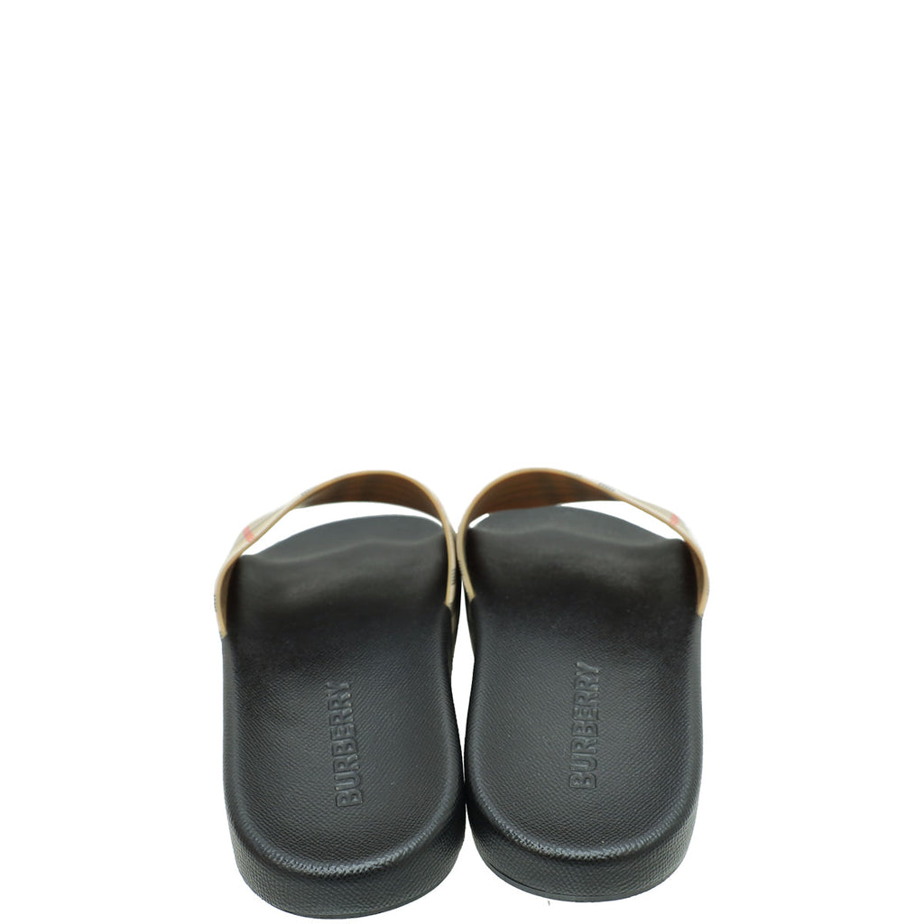 Burberry Archive Beige Vintage Check Slides 41