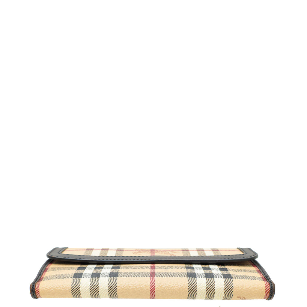 Burberry Bicolor Haymarket Check Wallet