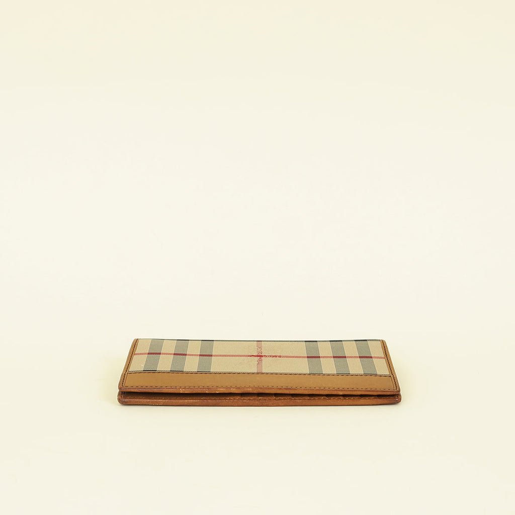 Burberry Tan Continental Wallet