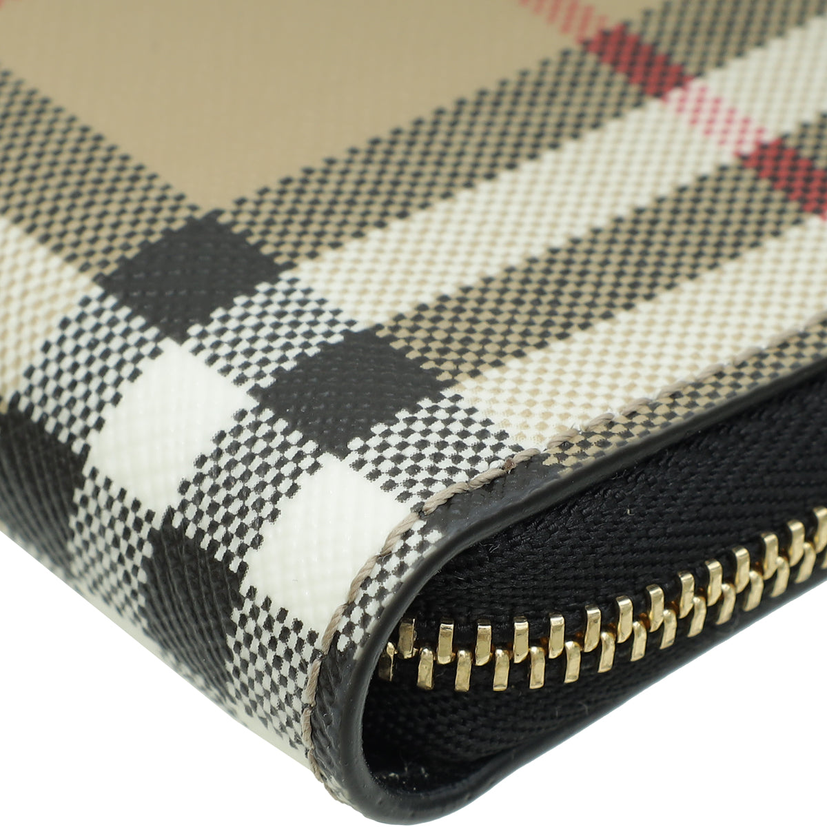 Burberry Multicolor Vintage Check Long Zippy Wallet