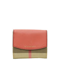 Burberry Old Rose House Check French Wallet