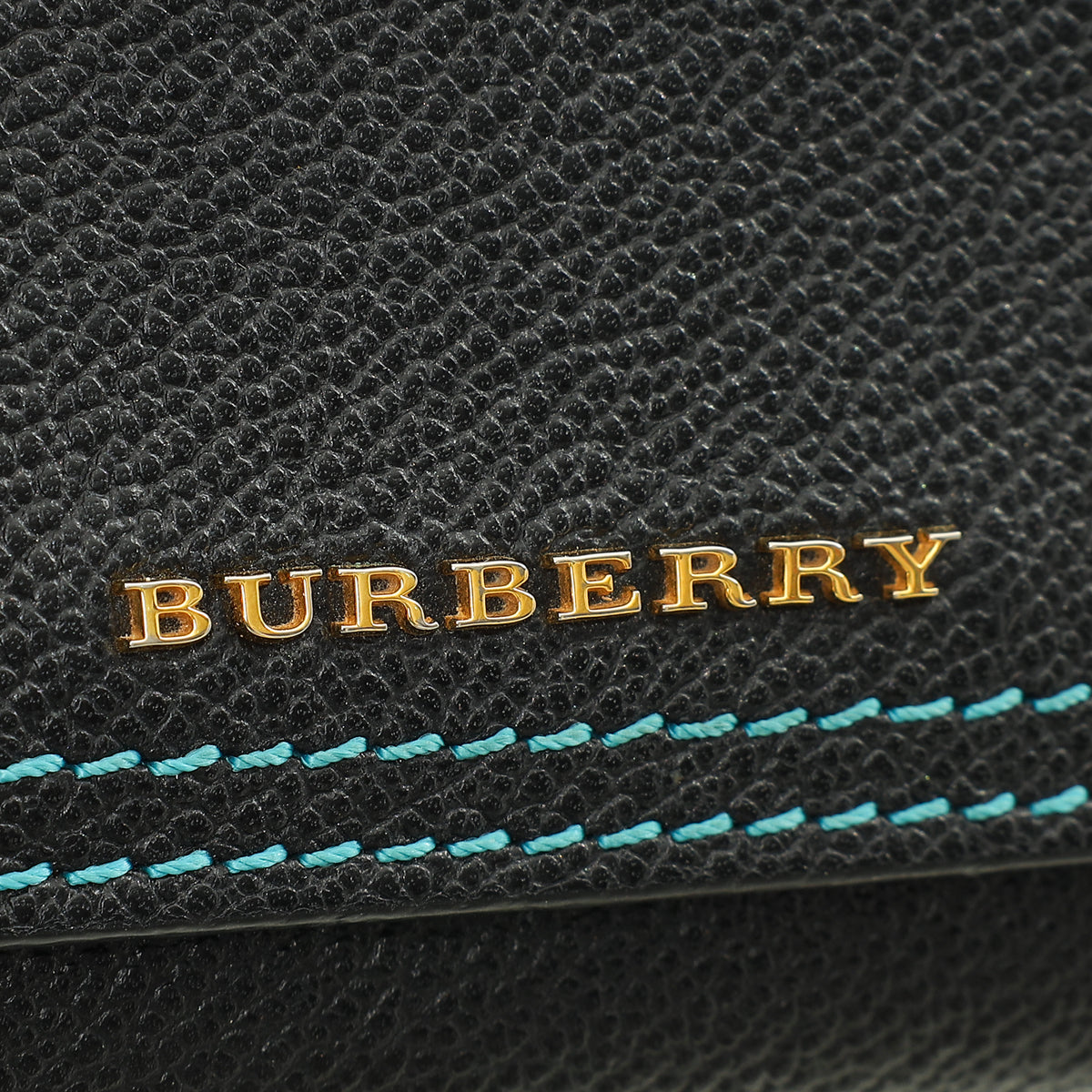 Burberry Black Multicolor Continental Wallet