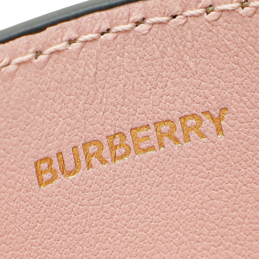 Burberry Bicolor Floral Check Card Holder