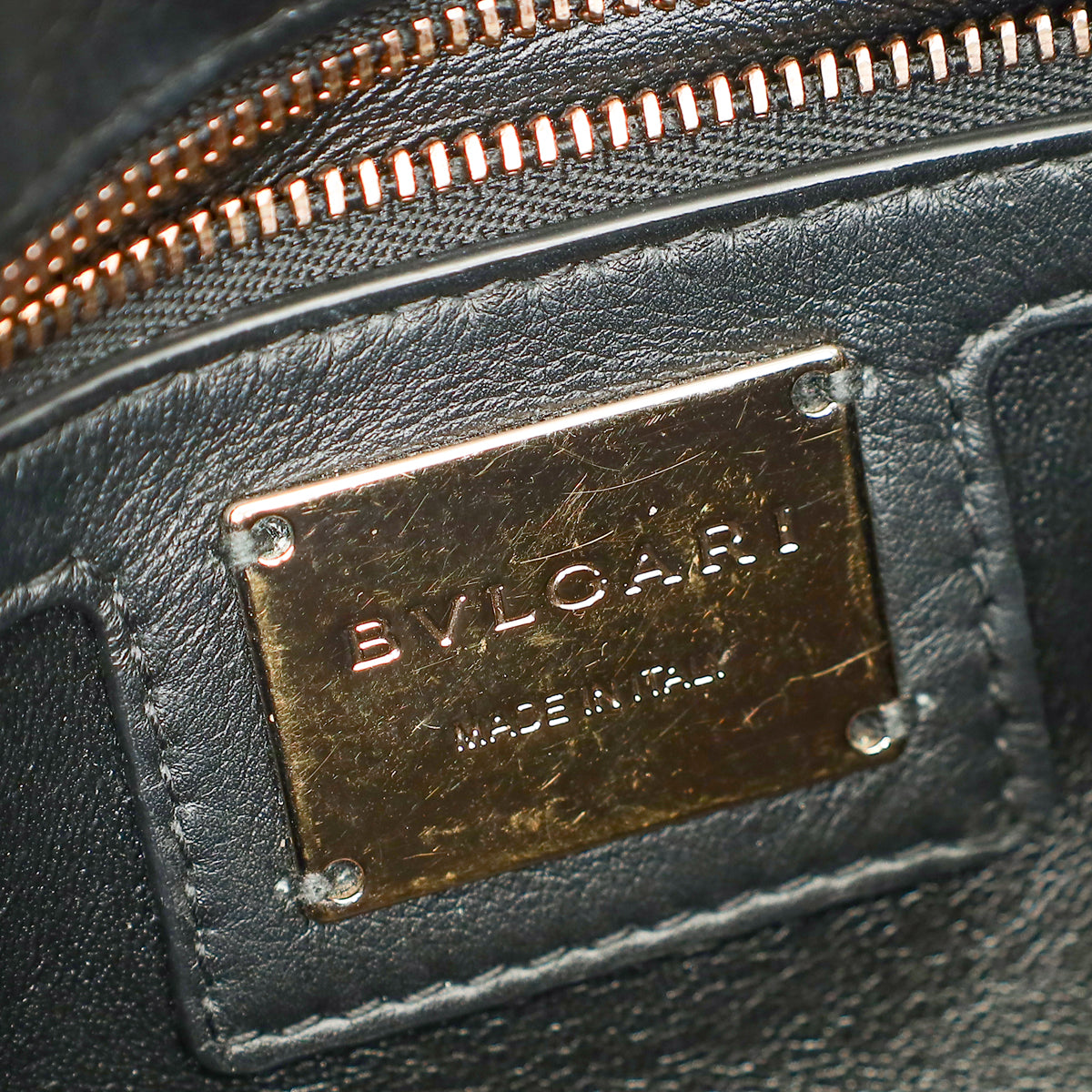 Bvlgari Black Serpenti Cabochon Small Shoulder Bag