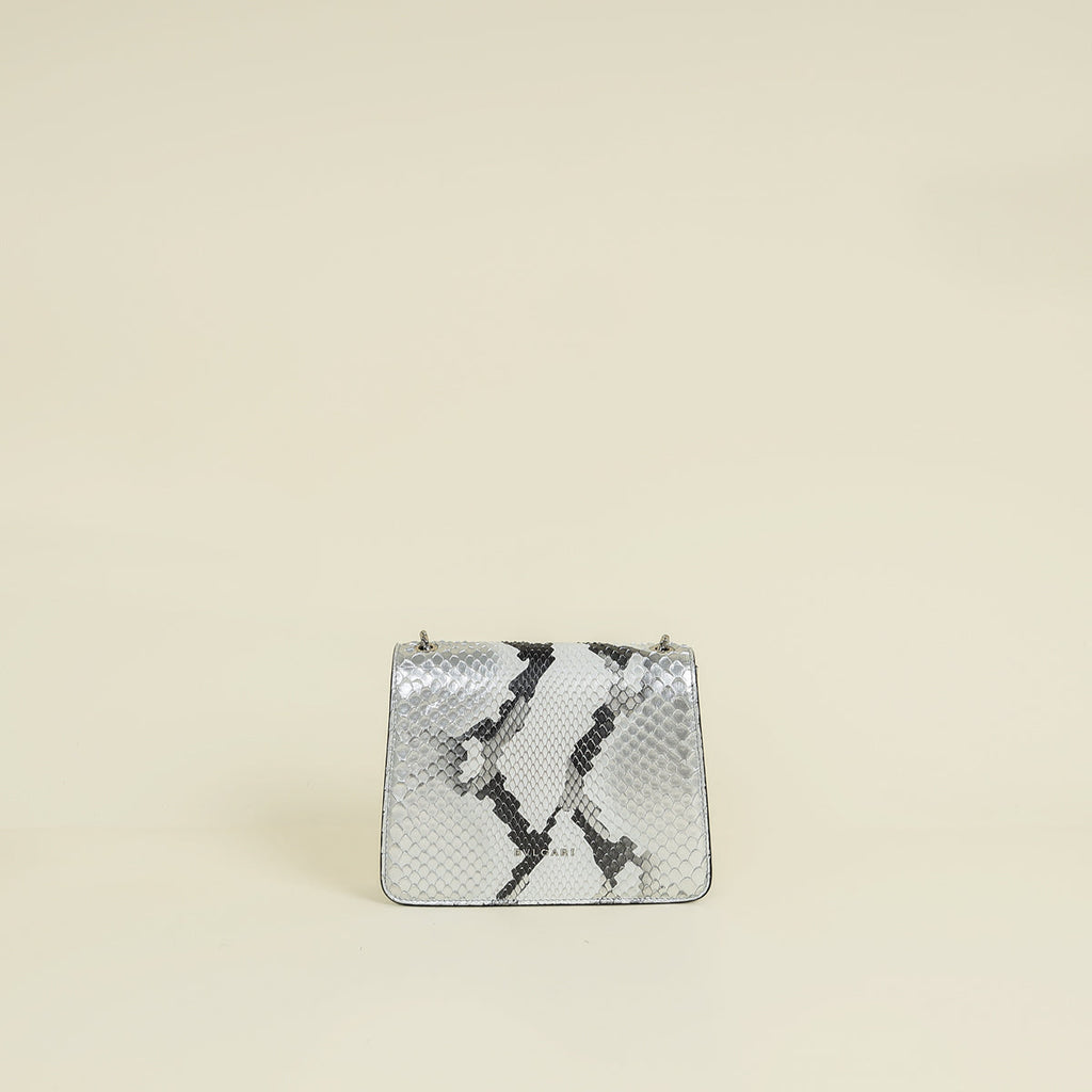 Bvlgari Tricolor Python Serpenti Forever Small Crossbody Bag