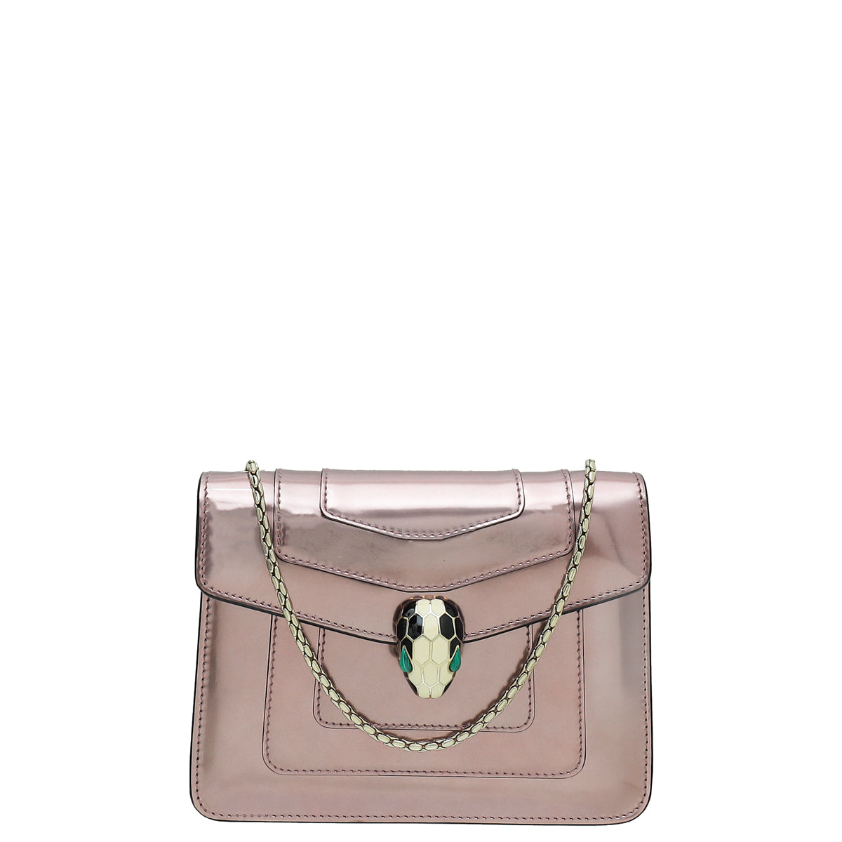Bvlgari Mauve Serpenti Forever Small Crossbody Bag